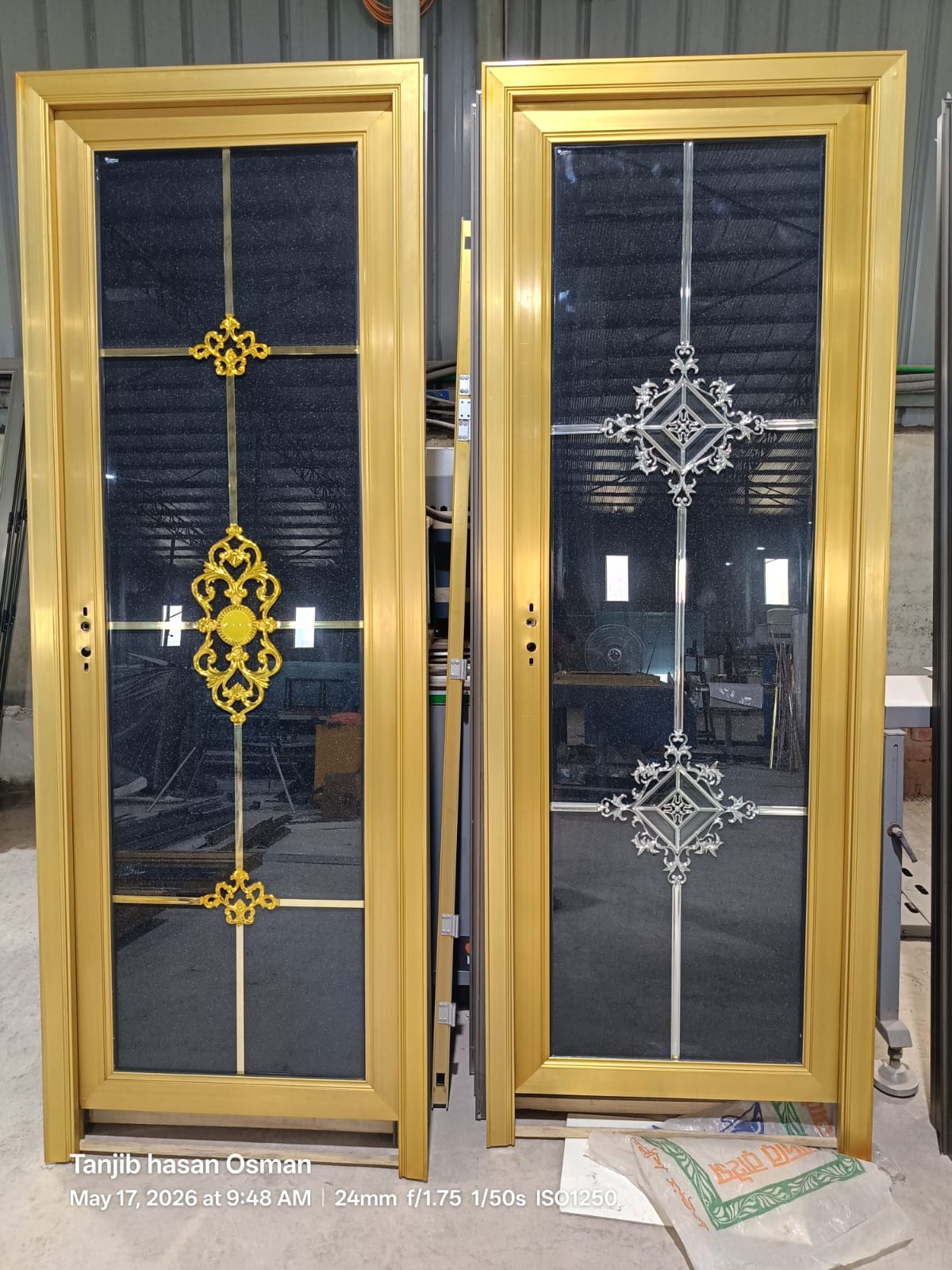 Aluminium Jara Golden Door 42 * 84